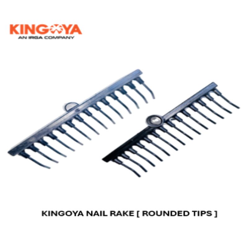 KINGOYA NAIL RAKE ROUND TIPS (14 nails)