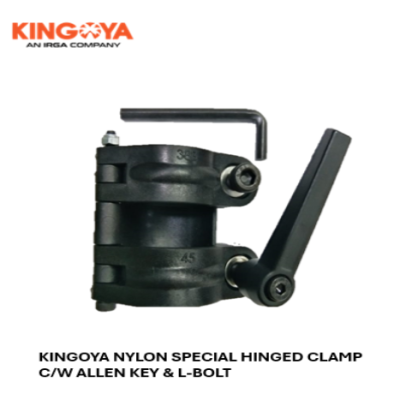 Kingoya Nylon Special Hinged Clamp with Allen Key & L-Bolt (for 38mm - 45mm pole)