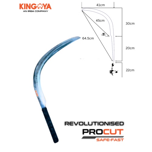 Kingoya PROCUT Revolution Sickle (White 38mm)​